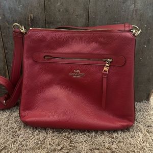 Red Coach Crossbody